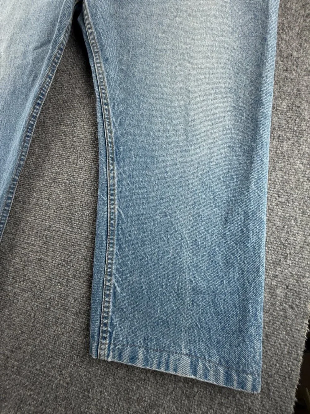 VTG Levis 886 Leather Tab Denim Jeans Men 1986 Blue Pockets Adult ACTL 45X25